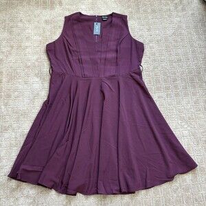 City Chic Purple Dress